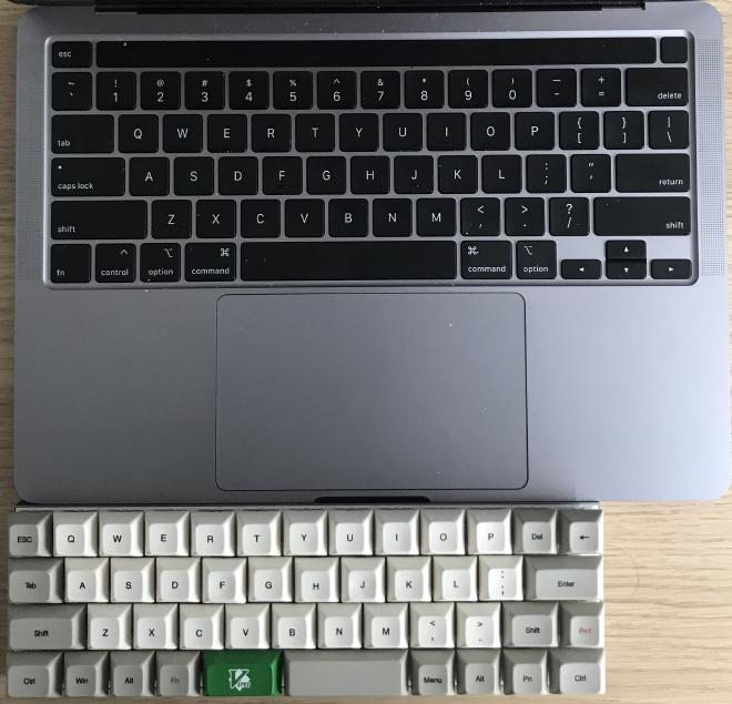 Vortex Core compared to MacBook Pro 13